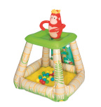 Игровой центр 89х86х107 см "Джунгли" с 25 шариками, от 2 лет (Bestway 52266)