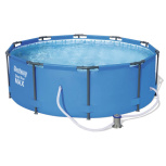 Каркасный бассейн Bestway Steel Pro MAX 305х100 см + фильтр-насос 1249 л/ч (14415 BW)
