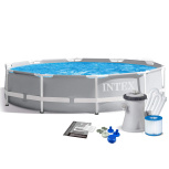 Каркасный бассейн Intex Prism Frame 305x76 см + фильтр-насос 1250 л/ч (26702)