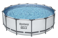 Каркасный бассейн Bestway Steel Pro 305х100 см + фильтр-насос 1249 л/ч (5618N BW)