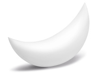 Светодиодная лампа "Полумесяц", 135х43x89 см (Intex 68693)