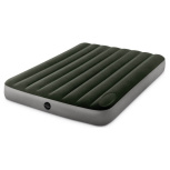Надувной матрас Downy Airbed Fiber-Tech 137х191х25 см, со встроенным ножным насосом (Intex 64762)