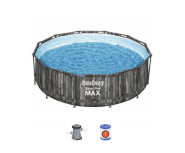 Каркасный бассейн Bestway Steel Pro 305х100 см + фильтр-насос 1249 л/ч (561PY BW)