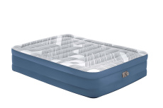 Надувная кровать Tritech Fashion Flock 203х152х46 см, встроенный насос 220V (Bestway 6713C BW)