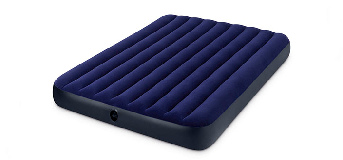 Надувной матрас Classic Downy Bed Fiber-Tech 152х203х25 см (Intex 64759)