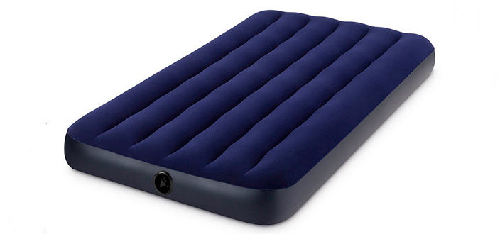 Надувной матрас Classic Downy Bed Fiber-Tech 99х191х25 см (Intex 64757)