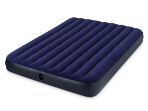 Надувной матрас Classic Downy Bed Fiber-Tech 152х203х25 см (Intex 64759)