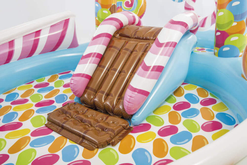 Игровой центр 295х191х130 см "Candy Zone" с горкой, от 3 лет (Intex 57149)