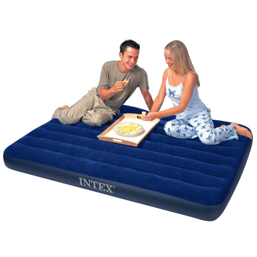 Надувной матрас Classic Downy Bed 137х191х22 см (Intex 68758)