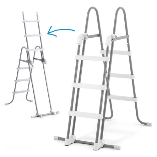 Каркасный бассейн Intex Prism Frame 400х200х100 см + фильтр-насос 2006 л/ч, лестница (26788)