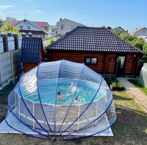 Купол-тент для бассейна, диаметр 4,5 м (Pool tent 4,5)