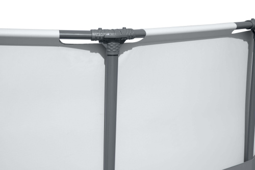 Каркасный бассейн Bestway 427х107 см + фильтр-насос 3028 л/ч, тент, лестница (56950 BW)
