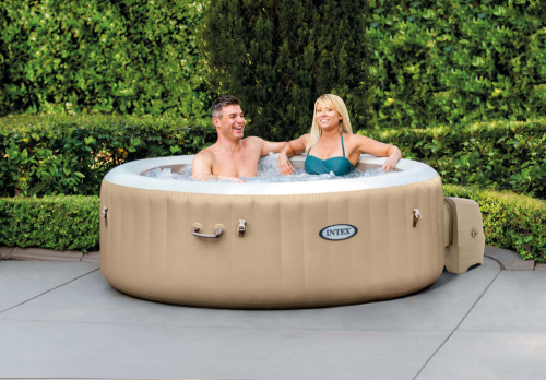 СПА-бассейн Intex Bubble Massage 145/196х71 см с круговым пузырьковым массажем (28426)