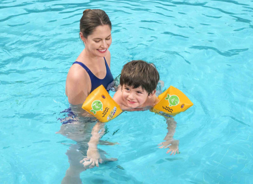 Нарукавники для плавания 25х15 см "Swim Safe" ступень С, от 3 до 6 лет (Bestway 32033 BW)