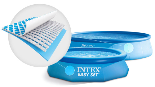 Бассейн надувной Intex Easy Set 244х76 см + фильтр-насос 1250 л/ч (28112)