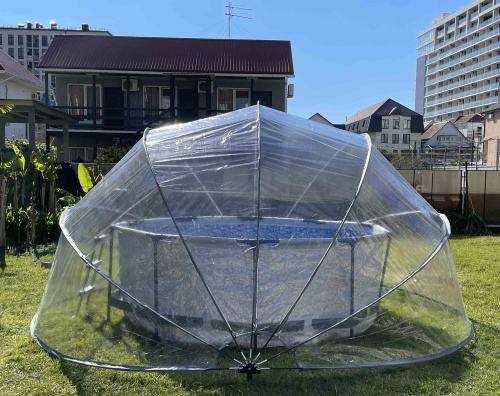 Купол-тент для бассейна, диаметр 4,5 м (Pool tent 4,5)