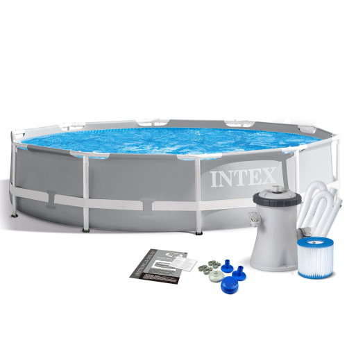 Каркасный бассейн Intex Prism Frame 305x76 см + фильтр-насос 1250 л/ч (26702)