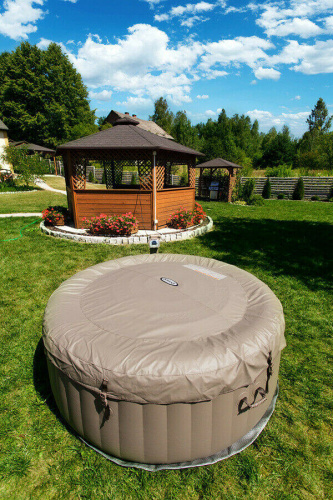 СПА-бассейн Intex Bubble Massage 145/196х71 см с круговым пузырьковым массажем (28426)