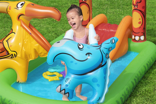 Игровой центр "Jurassic Splash" 241x140x137 см, от 2 лет (Bestway 53160 BW)