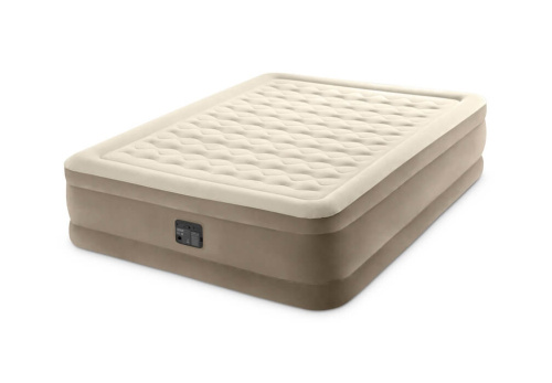 Надувная кровать Dura-Beam Deluxe Series 152х203х46 см, встроенный насос 220V (Intex 64428)