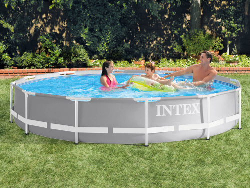 Каркасный бассейн Intex Prism Frame 366x76 см + фильтр-насос 2006 л/ч (26712)