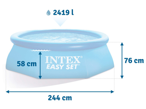 Бассейн надувной Intex Easy Set 244х76 см (28110)