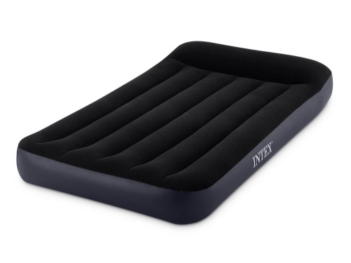 Надувной матрас Pillow Rest Classic Bed 99х191х25 см, встроенный насос (Intex 64146)