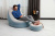 Кресло надувное Comfort Cruiser Lounger 121х100х86 см, с пуфиком для ног 54х54х26 см (Bestway 75053 BW)