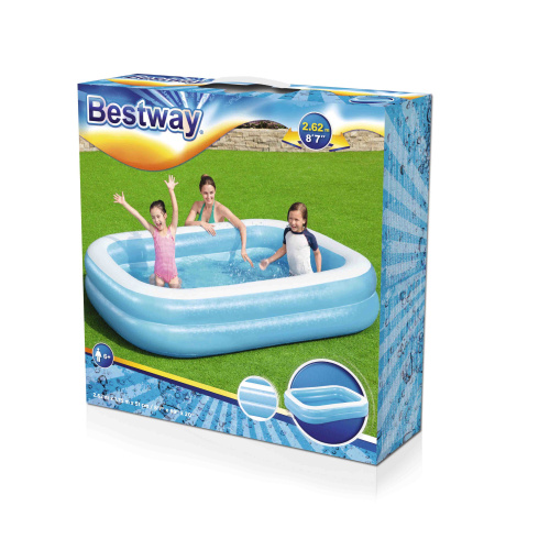 Детский надувной бассейн 262х175х51 см 778 л, от 6 лет (Bestway 54006 BW)