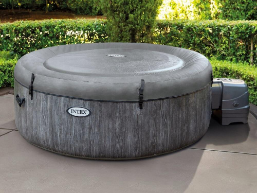 СПА-бассейн Intex PureSpa Greywood Deluxe 165/216х71 см с круговым пузырьковым массажем (28442)