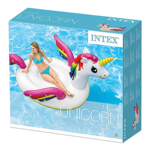 Надувной плотик "Большой единорог" 287х193х165 см (Intex 57281)