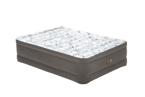 Надувная кровать Tritech Fashion Flock 203х152х56 см, встроенный насос 220V (Bestway 6713E BW)