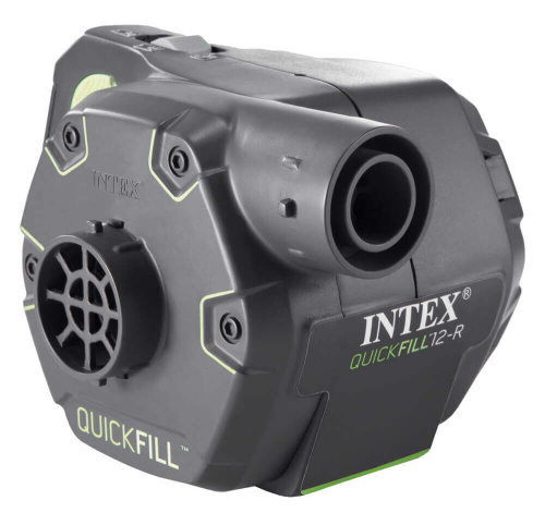 Насос электрический Quick-Fill 12В с аккумулятором, 3 насадки в комплекте (Intex 66642)