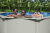 Стальной бассейн Bestway Hydrium Oval Pool 610х360х120 см + песочный ф/насос 5678 л/ч, лестница, тент, подстилка (56369 BW)