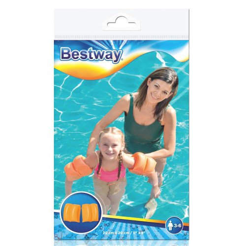 Нарукавники для плавания 20х20 см, от 3 до 6 лет (Bestway 32005 BW)
