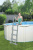 Cтальной бассейн Bestway Hydrium Oval Pool 500х360х120 см + песочный ф/насос 3028 л/ч, лестница, тент, подстилка (56586 BW)
