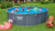 Стальной бассейн Bestway Hydrium Pool Set 549х132 см + песочный ф/насос 6056 л/ч, наполнитель Polysphere, лестница, тент, подстилка (561CS BW)