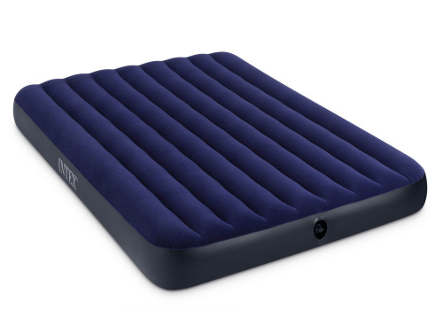 Надувной матрас Classic Downy Bed Fiber-Tech 152х203х25 см (Intex 64759)
