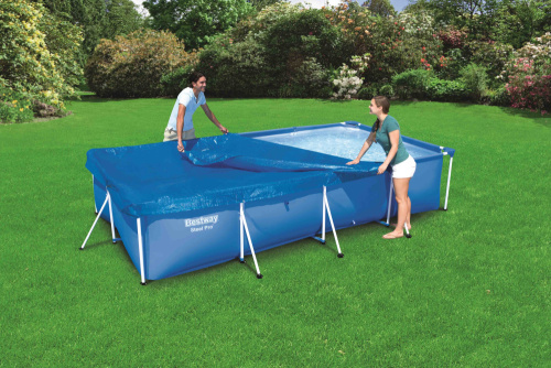 Тент для каркасного бассейна Steel Pro Pools 400х211 см (Bestway 58107 BW)