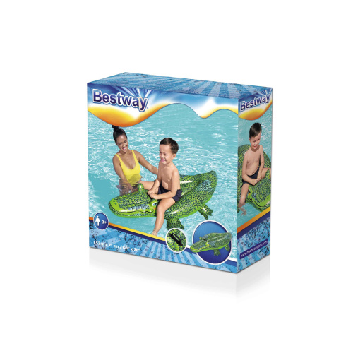 Надувная игрушка-наездник 152х71 см "Крокодил", от 3 лет (Bestway 41477 BW)
