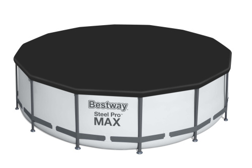 Каркасный бассейн Bestway 427х107 см + фильтр-насос 3028 л/ч, тент, лестница (56950 BW)