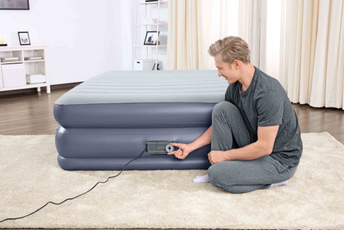 Надувная кровать Tritech QuadComfort 203х152х51 см, встроенный насос 220V (Bestway 67925 BW)