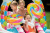 Игровой центр 295х191х130 см "Candy Zone" с горкой, от 3 лет (Intex 57149)
