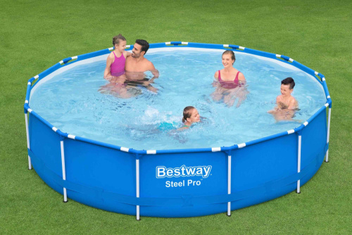 Каркасный бассейн Bestway 396х84 см + фильтр-насос 2006 л/ч (5612E)