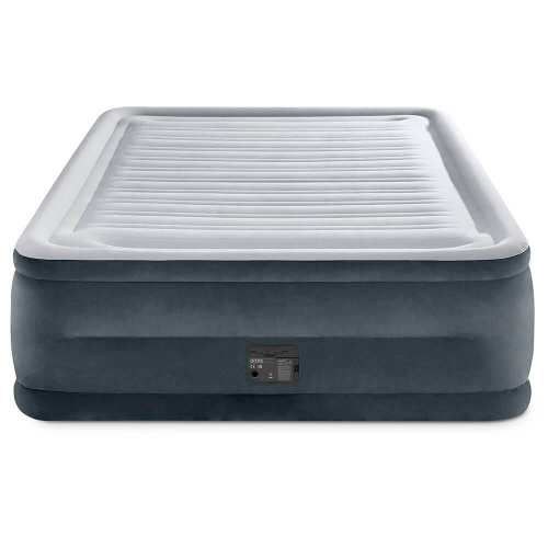 Надувная кровать Dura-Beam Plus Series 152х203х56 см, встроенный насос 220V (Intex 64418)