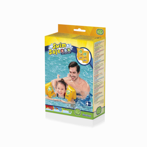 Нарукавники для плавания 30х15 см "Swim Safe" ступень С, от 5 до 12 лет (Bestway 32110 BW)