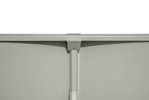 Стальной бассейн Bestway Hydrium Oval Pool 610х360х120 см + песочный ф/насос 5678 л/ч, лестница, тент, подстилка (56369 BW)