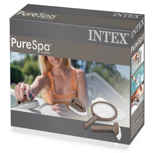 Набор для чистки СПА бассейнов (сачок, щетка, скребок ватерлинии) (Intex 28004)