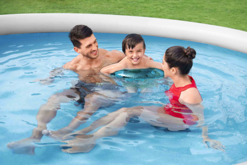 Бассейн надувной Bestway Fast Set Pools "Ротанг" 366х76 см (57443 BW)