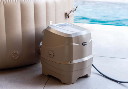 СПА-бассейн Intex Bubble Massage 145/196х71 см с круговым пузырьковым массажем (28426)